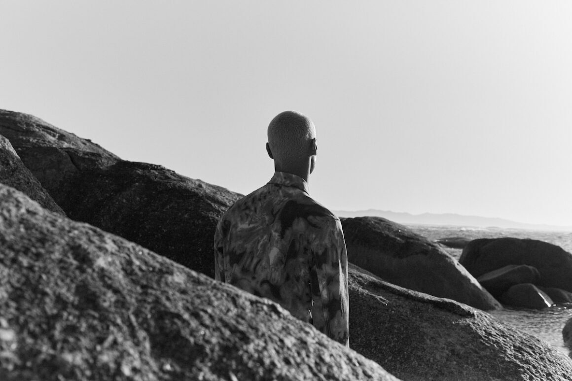 A man modelling for the We Wear Australian campaign for Showroom-X