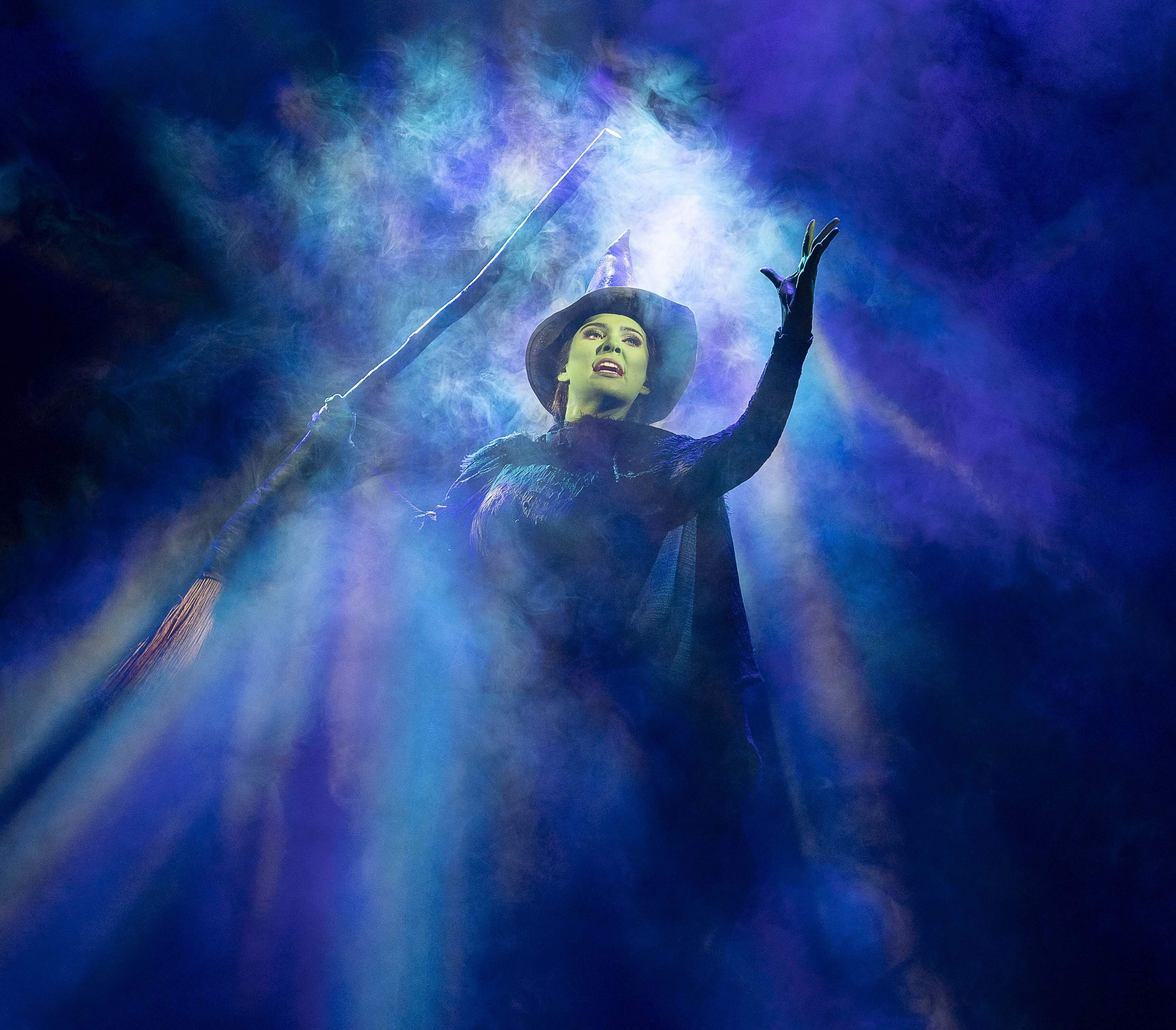 Sheridan Adams as Elphaba in WICKED coming to Perth this December