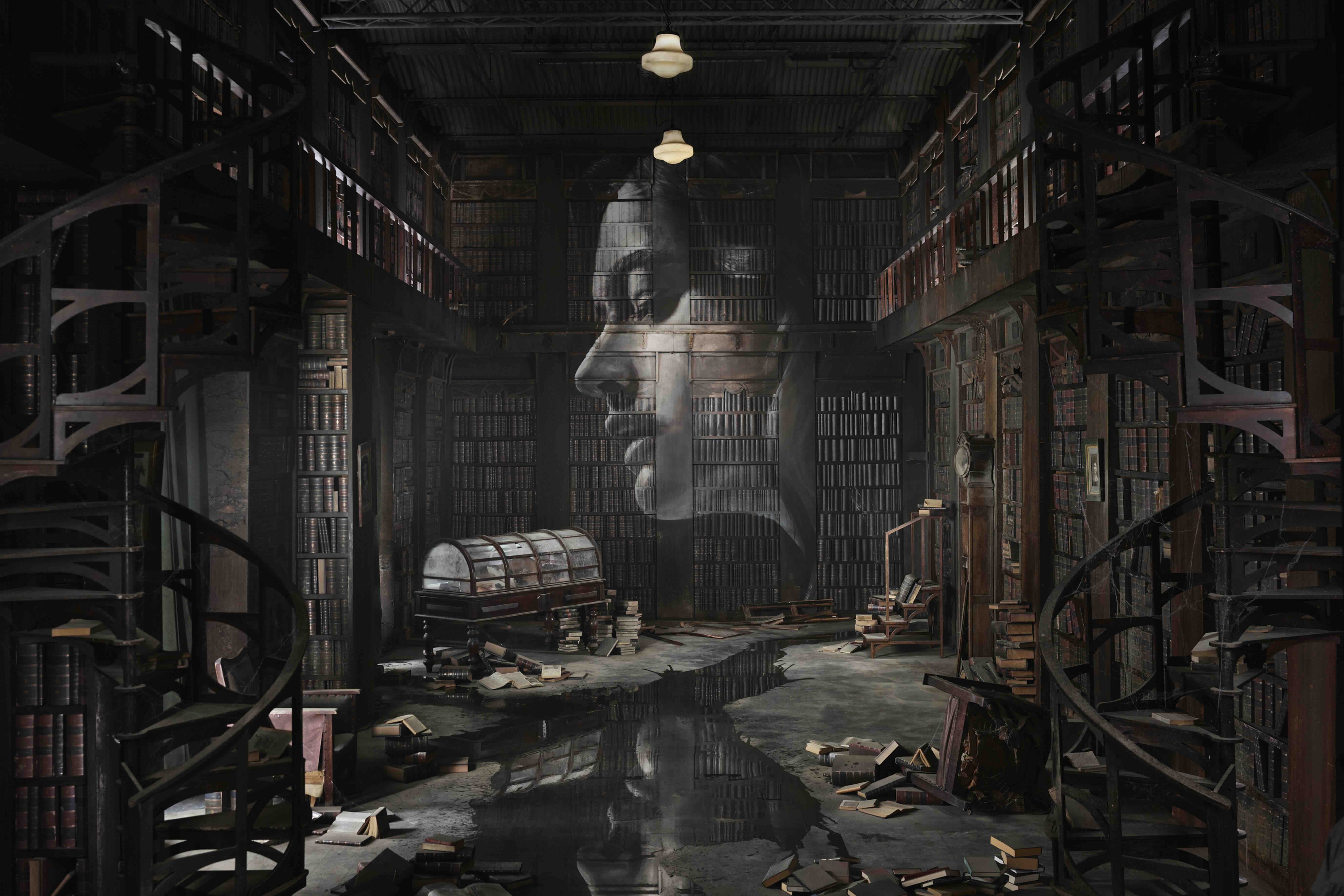 One of Rone's artworks from the Time exhibition