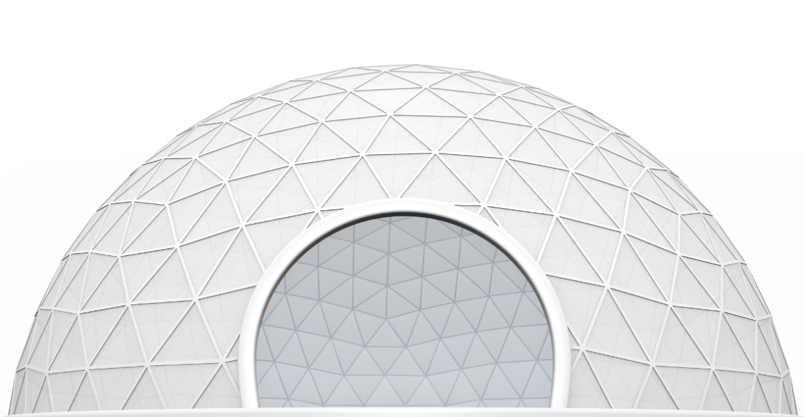 An artist impression of the EQ giant igloo at winter wonderland cosy @ the quay at elizabeth quay