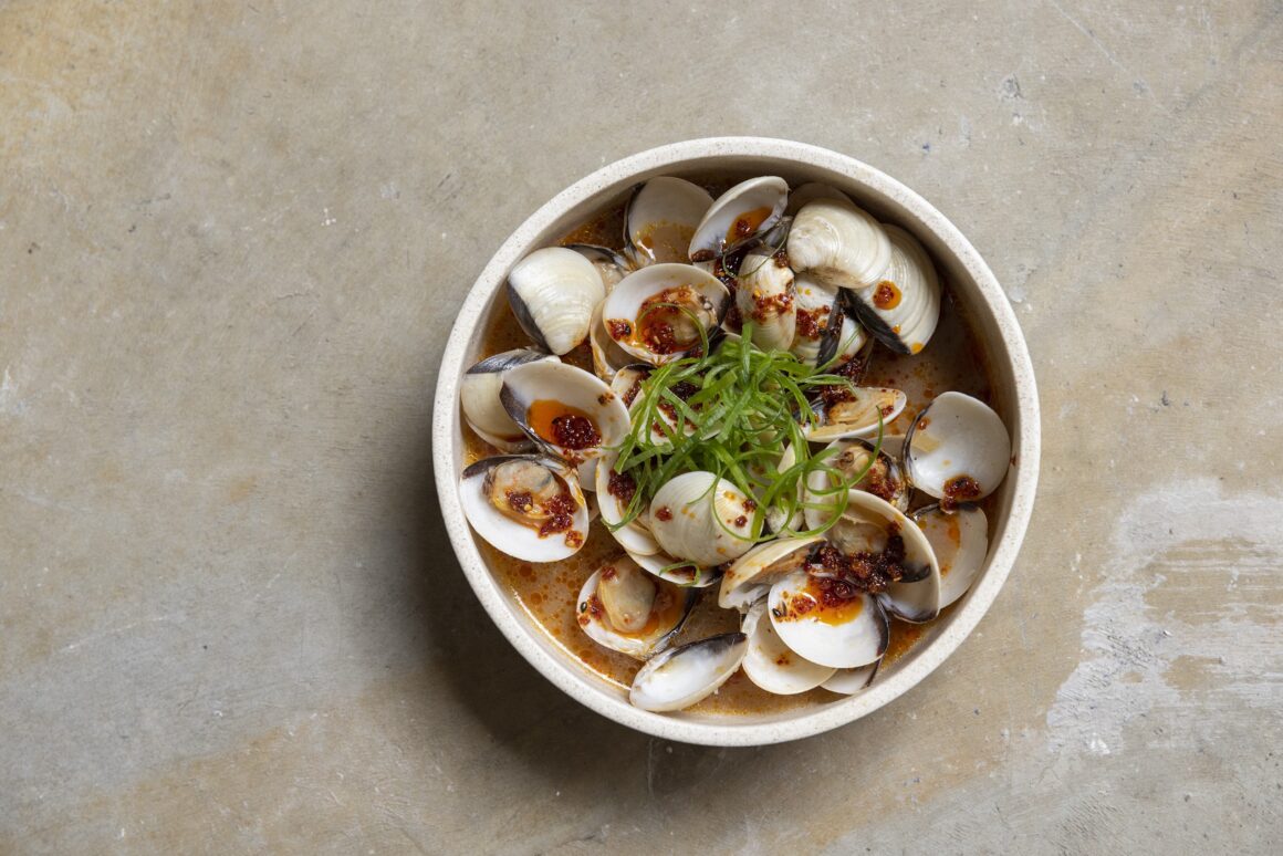 Food on a table at new japanese restaurant in Perth Hiyori