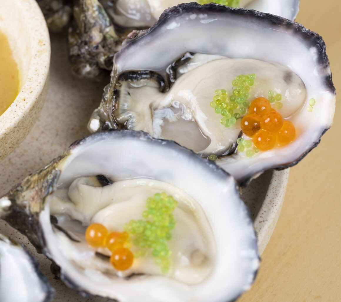 Food on a table at new japanese restaurant in Perth Hiyori