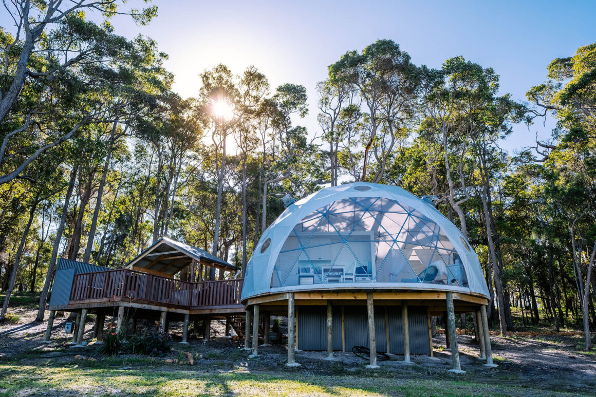 Mile End Glamping dome down south