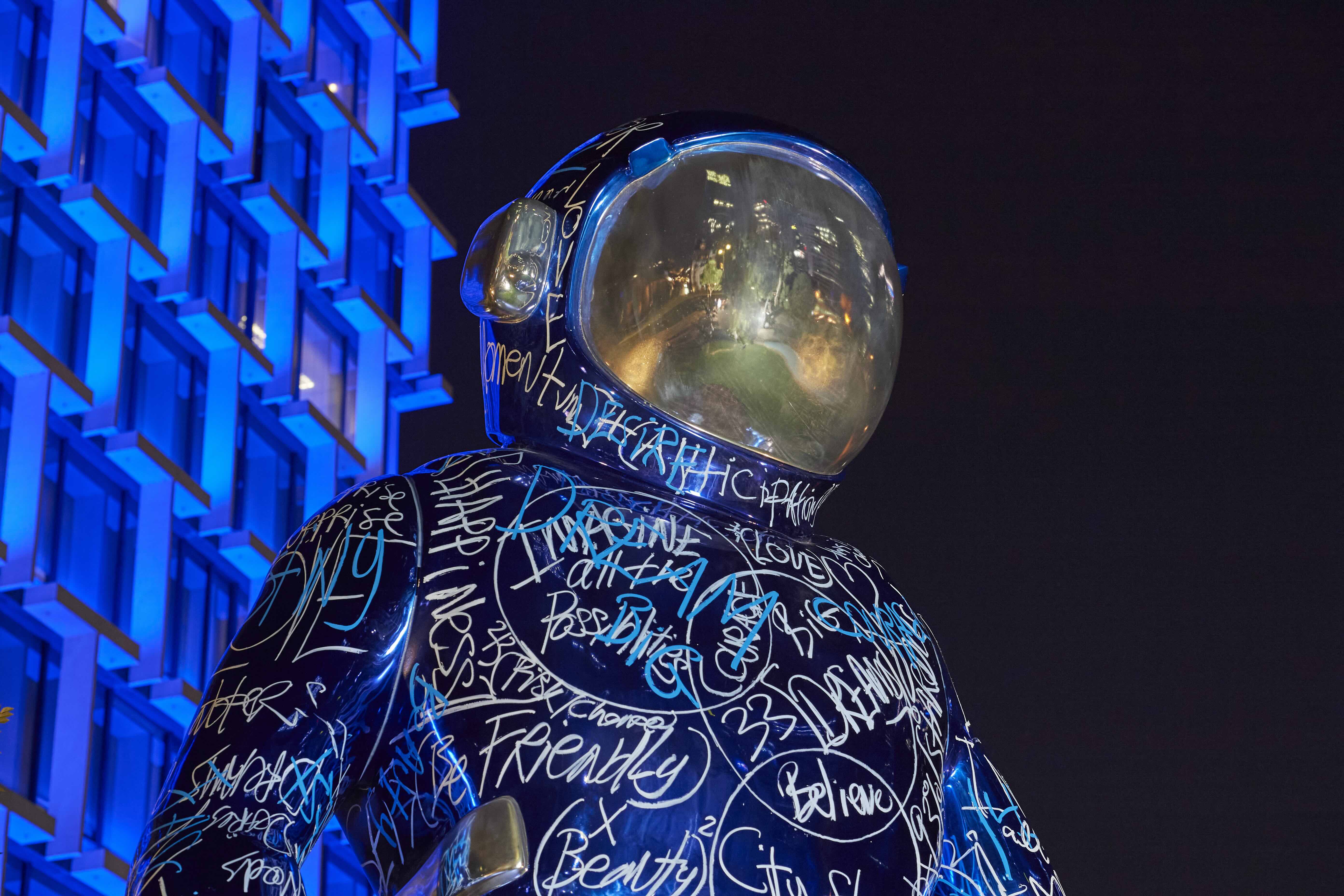 A close up of the Lightning BOONJI by Brendan Murphy now in Perth