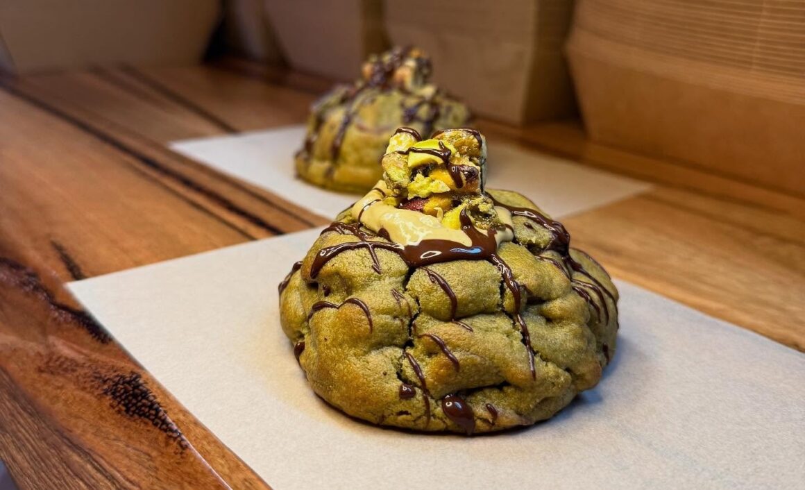 A cookie from Dough Street, one of the best cookie places in Perth