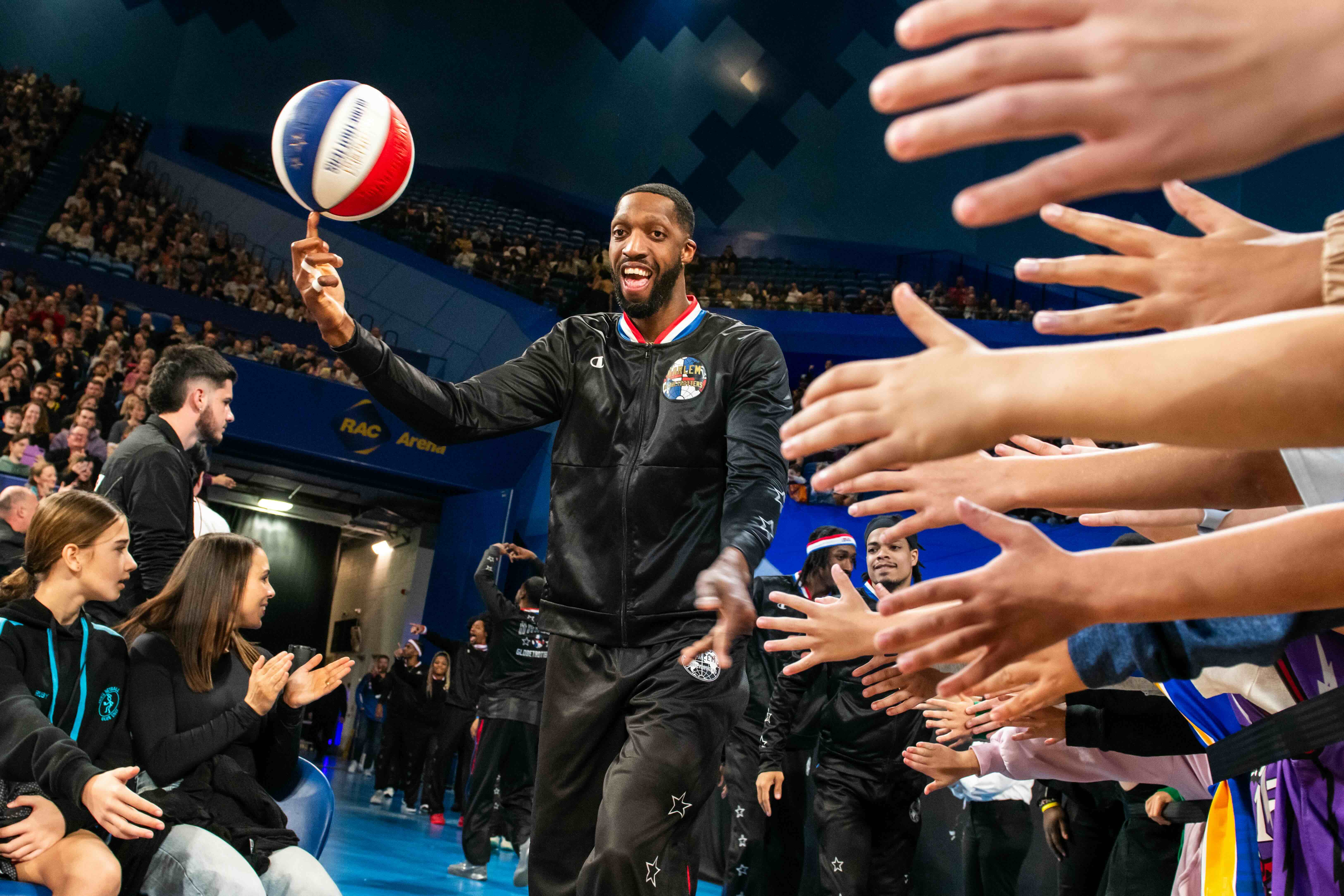 Harlem Globetrotters play at RAC Arena, one of Perth's events.